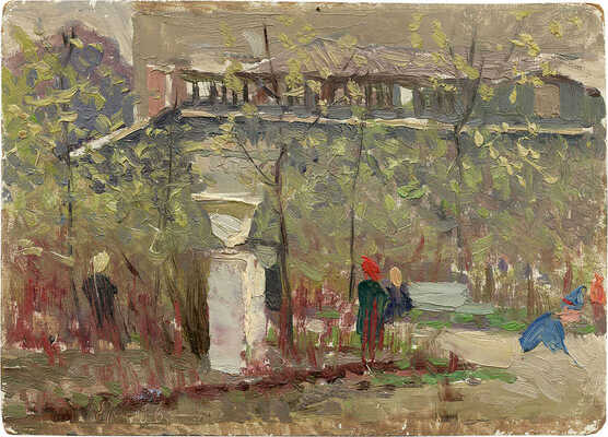 Кузнецов Николай Дмитриевич. В городском парке